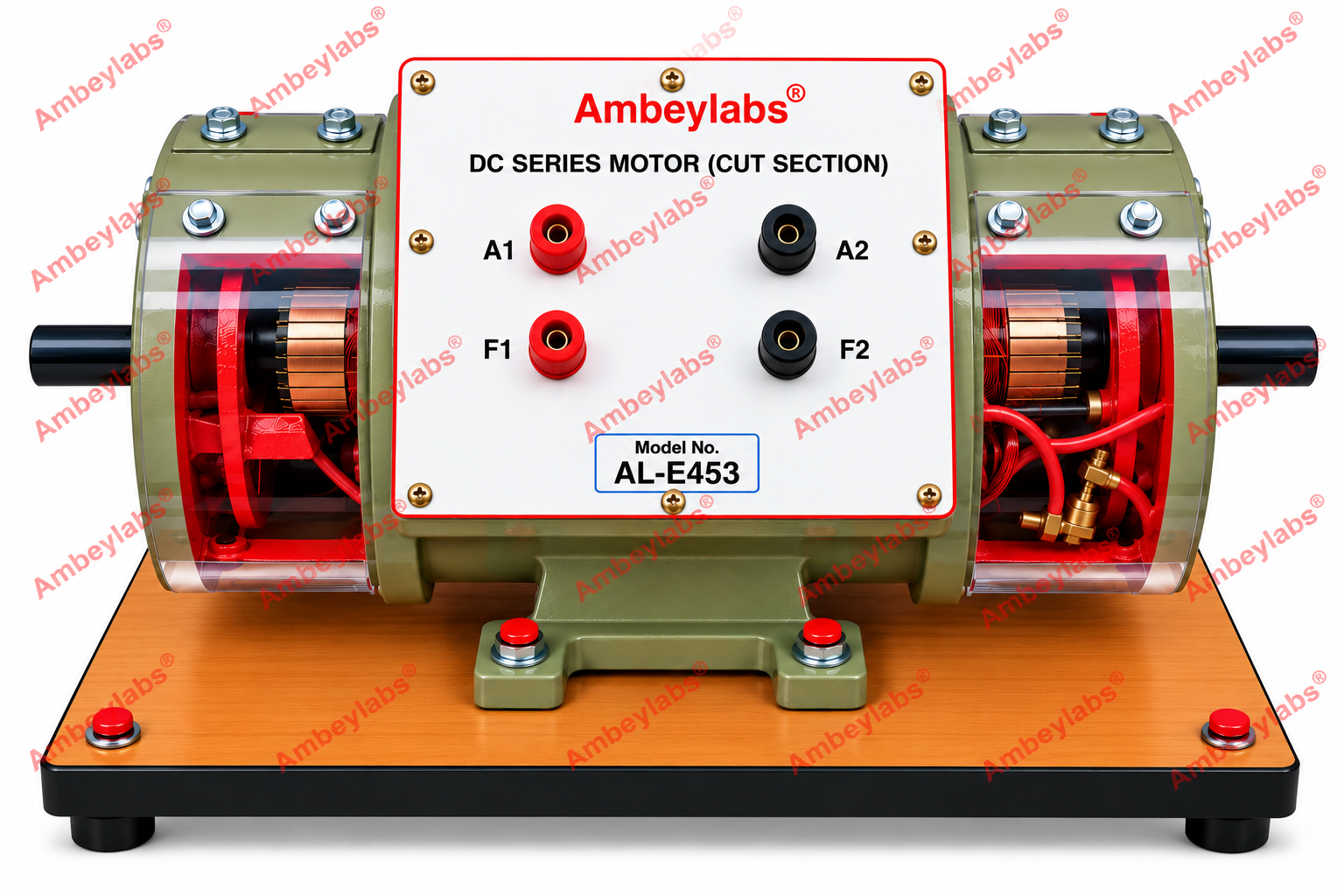 AL-E453 DC SERIES MOTOR (CUT SECTION)